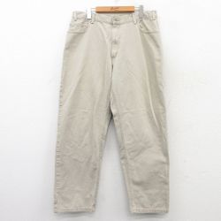 W36★古着 ドッカーズ パンツ メンズ コットン ベージュ カーキ 25may31 中古 ボトムス ロング