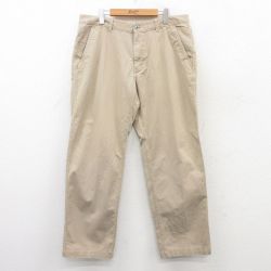 W37★古着 ノースフェイス THE NORTH FACE パンツ メンズ ベージュ カーキ 【spe】 25jun02 中古 ボトムス ロング