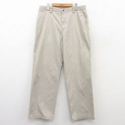 W36★古着 ドッカーズ パンツ メンズ コットン 薄ベージュ カーキ 25jun02 中古 ボトムス ロング