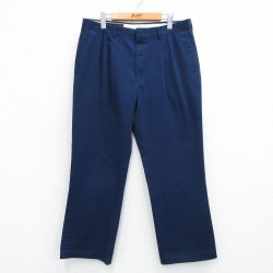 W34★古着 パンツ メンズ 80年代 80s タロン 紺 ネイビー 25jun04 中古 ボトムス ロング