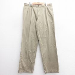 W36★古着 ドッカーズ パンツ メンズ ベージュ カーキ 25jun04 中古 ボトムス ロング