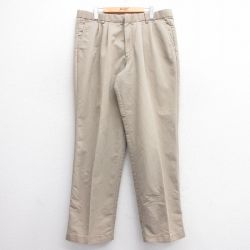 W37★古着 ドッカーズ パンツ メンズ ベージュ カーキ 25jun04 中古 ボトムス ロング