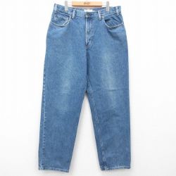 W35★古着 オールドネイビー OLD NAVY ジーンズ メンズ 00年代 00s コットン 紺 ネイビー デニム 25jun05 中古 ボトムス ジーパン Gパン ロング パンツ