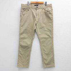 【50%OFF】W37★古着 トミーヒルフィガー TOMMY HILFIGER ブランド パンツ メンズ ベージュ カーキ 25jun12 中古 ボトムス ロング