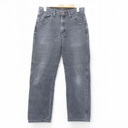 【50%OFF】W29★古着 ラスラー ジーンズ メンズ コットン 黒 ブラック 25jun12 中古 ボトムス ジーパン Gパン ロング パンツ