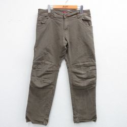 W35★古着 パンツ メンズ EMS ダック地 茶系 ブラウン 25jun14 中古 ボトムス ロング