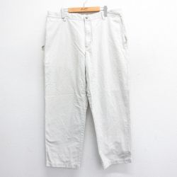 【20%OFF】W38★古着 コロンビア COLUMBIA パンツ メンズ 00年代 00s コットン 薄ベージュ カーキ 25jun14 中古 ボトムス ロング