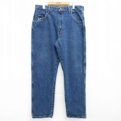 W36★古着 カベラス ジーンズ メンズ 00年代 00s コットン 紺 ネイビー デニム 25jun16 中古 ボトムス ジーパン Gパン ロング パンツ