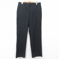 W35★古着 タウンクラフト スラックス パンツ メンズ 90年代 90s 黒 ブラック 25jun16 中古 ボトムス ロング