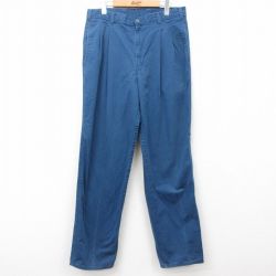 W34★古着 ドッカーズ チノパンツ チノパン メンズ 90年代 90s ワッペン USA製 生成り 25jun16 中古 ボトムス ロング