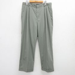 W36★古着 ドッカーズ スラックス パンツ メンズ ベージュ系 カーキ 25jun17 中古 ボトムス ロング