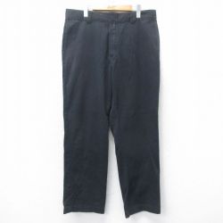 W38★古着 ディッキーズ Dickies ワーク パンツ メンズ 874 黒 ブラック 25jun19 中古 ボトムス ロング