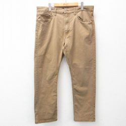 W37★古着 ドッカーズ パンツ メンズ 濃ベージュ系 カーキ 25jun21 中古 ボトムス ロング