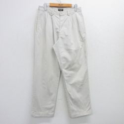 【20%OFF】W30★古着 ドッカーズ パンツ メンズ コットン 薄ベージュ カーキ 25jun23 中古 ボトムス ロング