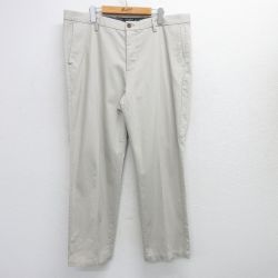 W40★古着 ドッカーズ パンツ メンズ 大きいサイズ 薄ベージュ カーキ 25jun23 中古 ボトムス ロング