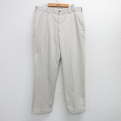 W35★古着 ブルックスブラザーズ BROOKS BROTHERS ブランド パンツ メンズ 00年代 00s コットン 薄ベージュ カーキ 25jun23 中古 ボトムス ロング