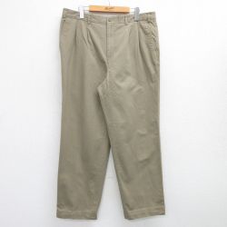 【50%OFF】W38★古着 アロー パンツ メンズ コットン ベージュ カーキ 25jun25 中古 ボトムス ロング