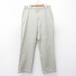 【50%OFF】W33★古着 チェロキー チノ パンツ チノパン メンズ コットン ベージュ カーキ 25jun26 中古 ボトムス ロング
