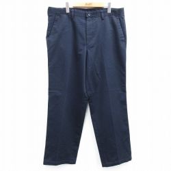 W38★古着 ドッカーズ パンツ メンズ コットン 濃紺 ネイビー 25jun28 中古 ボトムス ロング