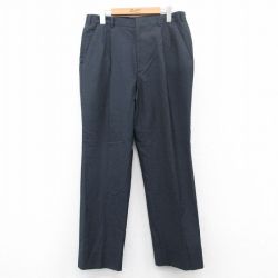 W32★古着 ジバンシー GIVENCHY スラックス パンツ メンズ 濃グレー 25jun28 中古 ボトムス ロング