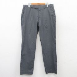 W35★古着 ラルフローレン Ralph Lauren ブランド パンツ メンズ グレー 25jul07 中古 ボトムス ロング