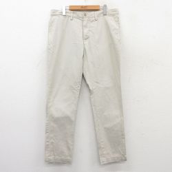 【50%OFF】W35★古着 ラルフローレン Ralph Lauren ブランド パンツ メンズ コットン 薄ベージュ カーキ 25jul07 中古 ボトムス ロング