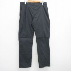 W32★古着 ラルフローレン Ralph Lauren ブランド パンツ メンズ 濃グレー 25jul07 中古 ボトムス ロング