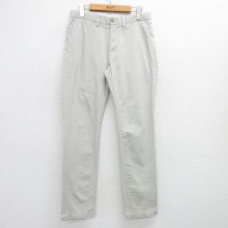 【50%OFF】W31★古着 ラルフローレン Ralph Lauren ブランド パンツ メンズ コットン 薄ベージュ カーキ 25jul07 中古 ボトムス ロング