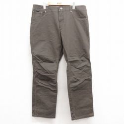 W40★古着 クール KUHL パンツ メンズ 大きいサイズ 茶系 ブラウン 25jul10 中古 ボトムス ロング