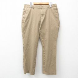 W35★古着 ドッカーズ パンツ メンズ ベージュ カーキ 25jul10 中古 ボトムス ロング