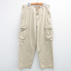 STEVE&BARRYS カーゴパンツ ベージュ W35 | 古着