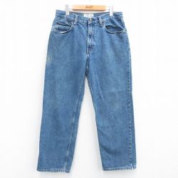 【20%OFF】W33★古着 オールドネイビー OLD NAVY ジーンズ メンズ コットン 紺 ネイビー デニム 25jul10 中古 ボトムス ジーパン Gパン ロング パンツ