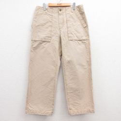 W36★古着 エルエルビーン LLBEAN ベイカー パンツ メンズ 00年代 00s コットン ベージュ カーキ 【spe】 25jul10 中古 ボトムス ロング