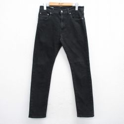 W30★古着 リーバイス Levis 512 ジーンズ メンズ 黒 ブラック デニム 25jul11 中古 ボトムス ジーパン Gパン ロング パンツ