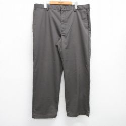 【20%OFF】W39★古着 IZOD パンツ メンズ コットン タロン グレー系 25jul16 中古 ボトムス ロング