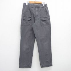 W30★古着 カベラス ブッシュ パンツ メンズ ダック地 コットン 濃グレー 25jul16 中古 ボトムス ロング