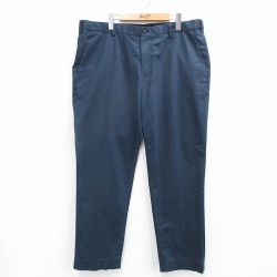 W40★古着 ブルックスブラザーズ BROOKS BROTHERS ブランド パンツ メンズ 大きいサイズ 濃紺系 ネイビー 25jul18 中古 ボトムス ロング