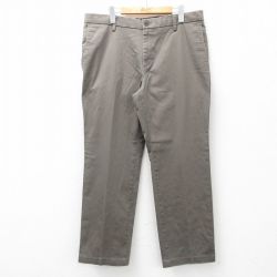【50%OFF】W36★古着 ドッカーズ パンツ メンズ 濃ベージュ カーキ 25jul18 中古 ボトムス ロング