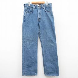 【50%OFF】W34★古着 ギャップ GAP ジーンズ メンズ 90年代 90s コットン USA製 紺 ネイビー デニム 【spe】 25jul18 中古 ボトムス ジーパン Gパン ロング パンツ