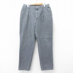 【50%OFF】W36★古着 ラングラー Wrangler パンツ メンズ 90年代 90s コットン USA製 グレー 25jul24 中古 ボトムス ロング