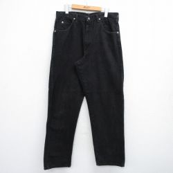【20%OFF】W34★古着 ラングラー Wrangler ジーンズ メンズ 00年代 00s コットン 黒 ブラック デニム 25jul24 中古 ボトムス ジーパン Gパン ロング パンツ