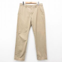 W34★古着 ラルフローレン Ralph Lauren ブランド パンツ メンズ ベージュ カーキ 25jul24 中古 ボトムス ロング