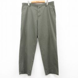 W36★古着 ドッカーズ パンツ メンズ 濃緑 グリーン 25jul29 中古 ボトムス ロング