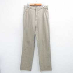 W33★古着 パタゴニア patagonia パンツ メンズ 90年代 90s コットン ベージュ カーキ 【spe】 25jul30 中古 ボトムス ロング
