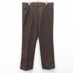 W40★古着 ラングラー Wrangler ランチャー パンツ メンズ 90年代 90s大きいサイズ USA製 茶 ブラウン 【spe】 25jul30 中古 ボトムス ロング
