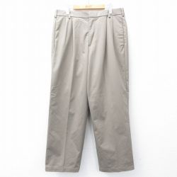 W34★古着 ドッカーズ スラックス パンツ メンズ ベージュ系 カーキ 25jul31 中古 ボトムス ロング