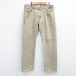W36★古着 ドッカーズ パンツ メンズ コットン ベージュ カーキ 25jul31 中古 ボトムス ロング