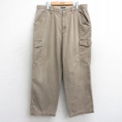 W38★古着 ドッカーズ カーゴ パンツ メンズ コットン ベージュ カーキ 25aug05 中古 ボトムス ロング