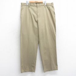 W38★古着 ドッカーズ パンツ メンズ コットン ベージュ カーキ 25aug05 中古 ボトムス ロング