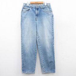 【50%OFF】エディーバウアー 00s ジーンズ テーパード ネイビー W33 | 古着